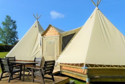 Hébergement en Tipi de 6 places au lac des Settons, Morvan